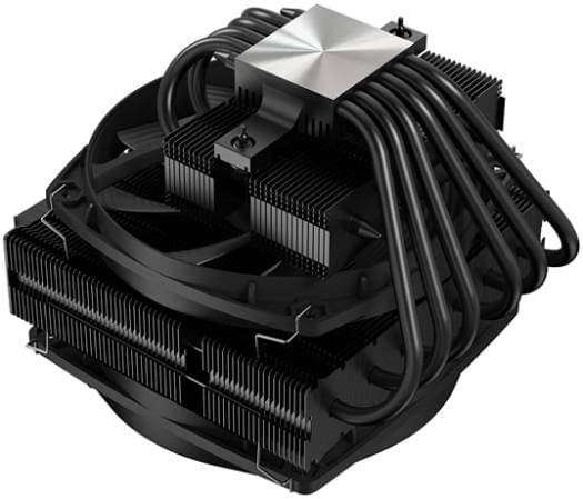 Be quiet! Be Quiet! Dark Rock TF 2 CPU Cooler, Silent Wings 3 & Silent Wings 135mm PWM Fan, 1400 RPM Fan Speed, Up to 101.09 CFM Airflow, 6x High-Performance 6mm Heat Pipes, Black | BK031 - product view 3 of 5