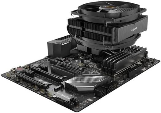 Be quiet! Be Quiet! Dark Rock TF 2 CPU Cooler, Silent Wings 3 & Silent Wings 135mm PWM Fan, 1400 RPM Fan Speed, Up to 101.09 CFM Airflow, 6x High-Performance 6mm Heat Pipes, Black | BK031 - product view 1 of 5