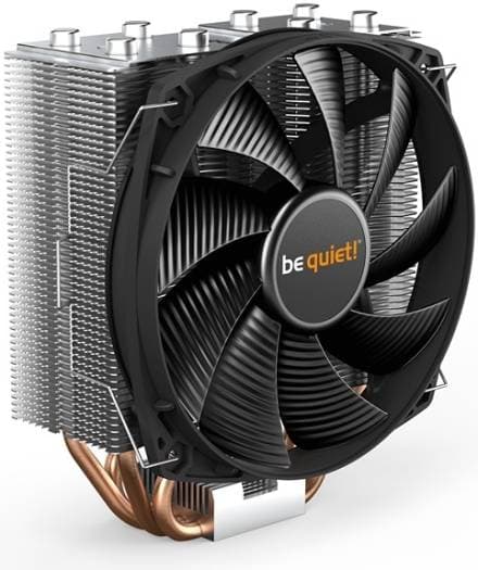 Be quiet! Be Quiet! Shadow Rock Slim 2 CPU Cooler, 135mm Silence-Optimized Be Quiet! Fan, 1400 RPM Fan Speed, 4x High-Performance 6mm Heat Pipes, HDT Technology, Black | BK032 - product view 3 of 5