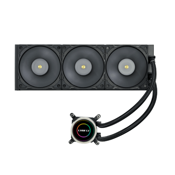 LIAN LI Lian Li Galahad II Trinity Performance AIO Liquid CPU Cooler, 360mm Radiator, 4200RPM, Double Wave Fins, Up to 109.6CFM Airflow & 3000RPM, Black | GA2P36B - product view 2 of 2