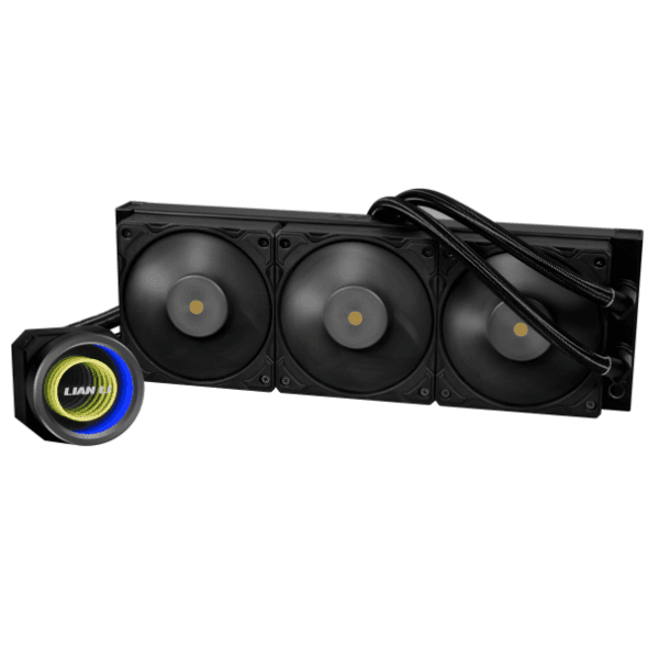 LIAN LI Lian Li Galahad II Trinity Performance AIO Liquid CPU Cooler, 360mm Radiator, 4200RPM, Double Wave Fins, Up to 109.6CFM Airflow & 3000RPM, Black | GA2P36B - product view 1 of 2