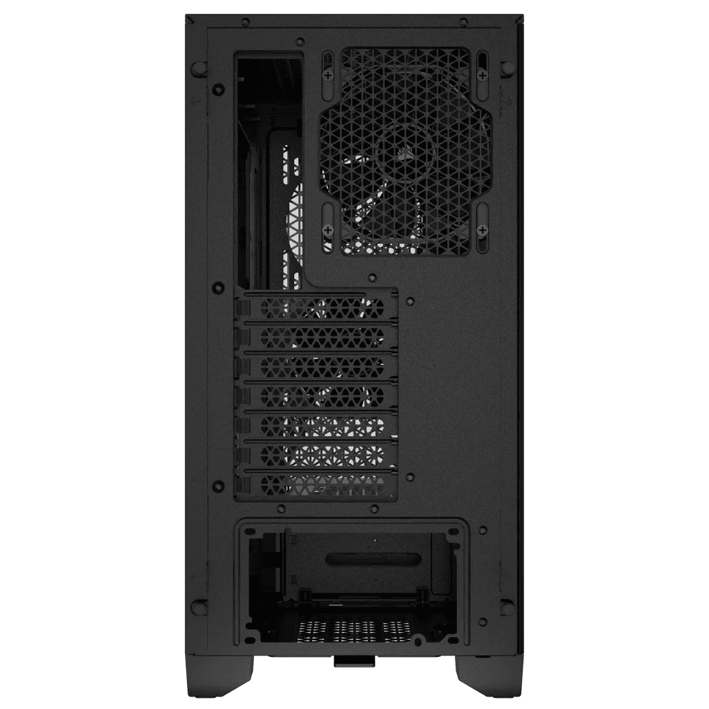 Corsair Corsair 3000D AIRFLOW Mid-Tower PC Case,  Tempered Glass, 2x Pre Fitted SP120 fans, 4x Drive Bays, 7x Expansion Slots, Airflow Optimized Front Panel, Black | CC-9011251-WW - product view 3 of 13