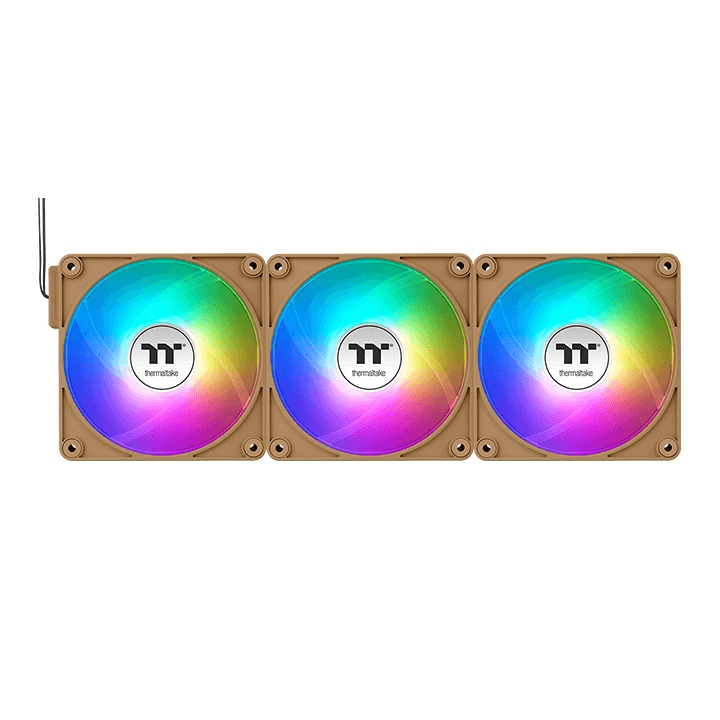 Thermaltake Thermaltake CT120 EX ARGB Sync Gravel Sand  3-Fan Pack 120mm Case Fans, MagForce 2.0, 2000 RPM | CL-F216-PL12GS-A - product view 2 of 4