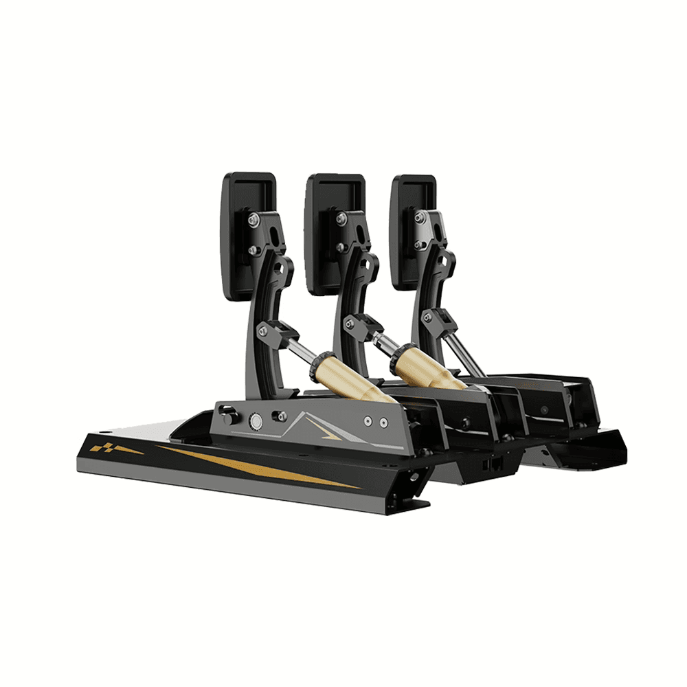 MOZA MOZA MRS066 CRP2 Load Cell Pedals Throttle & Brake Set, 200kg Load Cell, Aerospace Aluminum & Carbon Fiber, 15-Bit Precision - product view 2 of 6