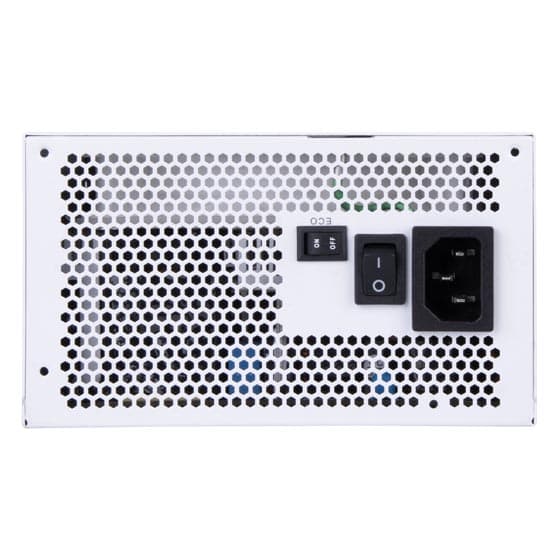 Silverstone SilverStone DA850R Fully Modular Power Supply, 80 PLUS Gold, 850W ATX 3.0 & PCIe 5.0, Active PFC, Silent 120mm Fan, Advanced Protections, 12V-2x6 PCIe Connector, White | SST-DA850R-GMA-WWW - product view 3 of 4
