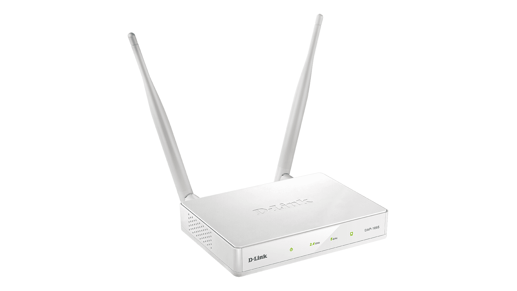 D-link D-Link Wireless AC1200 Wave 2 Dual-Band Access Point, 300 Mbps at 2.4 GHz  867 Mbps at 5 GHz, Dual-band simultaneous, 1 x Gigabit Ethernet LAN, 2 detachable omni-directional antennas | DAP-1665 - product view 3 of 5