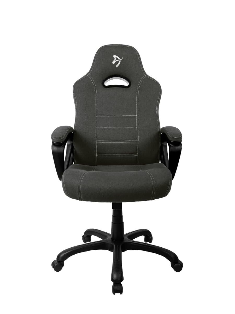 Arozzi Arozzi Enzo Woven Fabric Ergonomic Computer Gaming/Office Chair with Swivel, Tilt, Rocker, and Adjustable Height, Black Grey | ENZO-WF-BKGY - product view 2 of 4