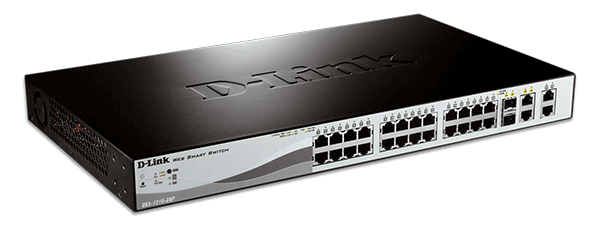 D-Link DES-1210-28P, 24-Port 10/100 PoE Switch, with (2) 10/100/1000BASE-T Ports and 2 Combo SFP Slots – Buy Online