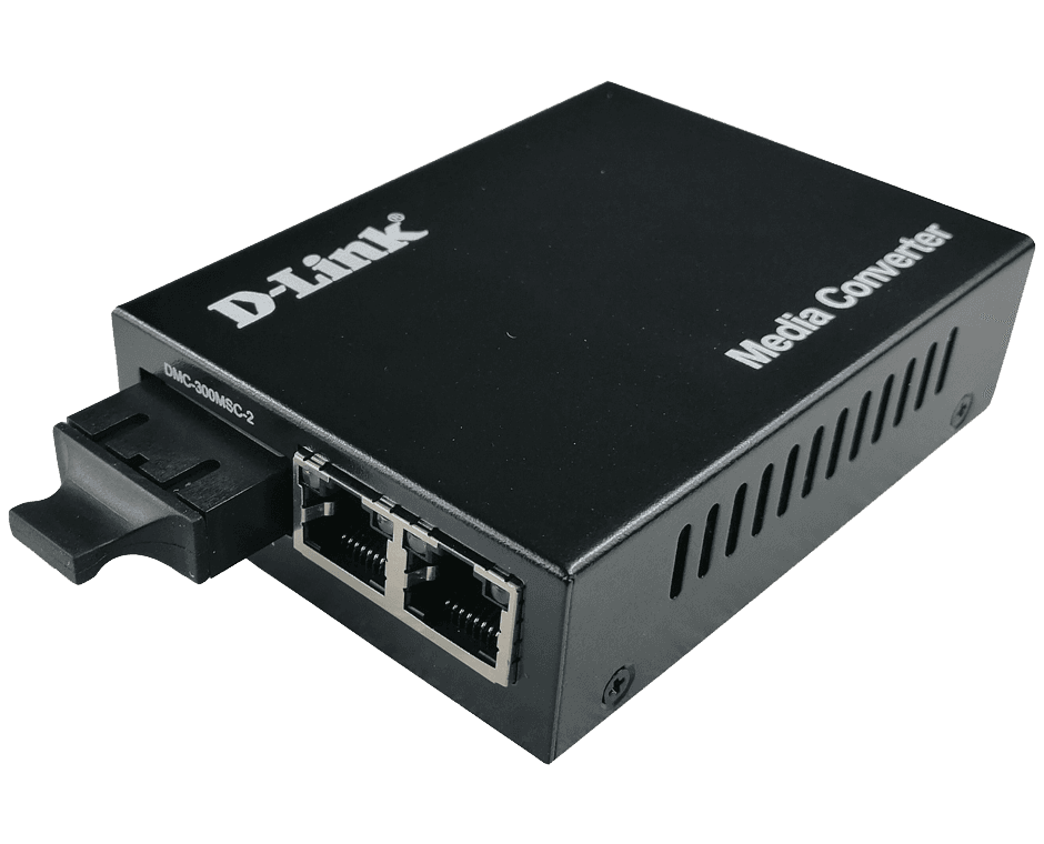 D-Link DMC-300MSC-2 2 Port 100Base-TX to 100Base-FX Multi-mode Fiber (SC) Media Converter – Buy Online