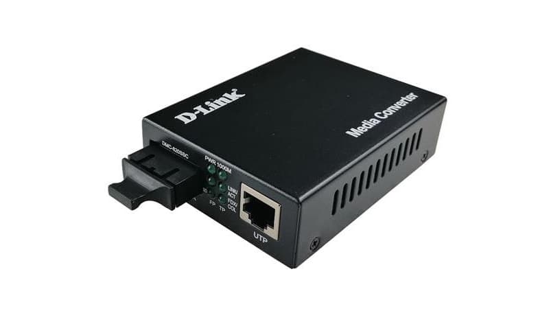D-link DLINK DMC-820SSC 100/1000 Twisted-pair to Single-mode fiber Smart Media Converter (20km) | 790169002600 - product view 1 of 1