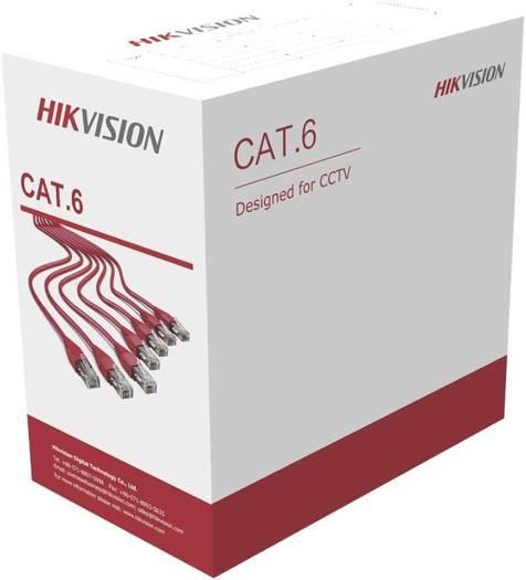 Hikvision DS-1LN6U-G 305 m CAT6 UTP Network Cable, Excellent Transmission, Long PoE Transmission Distance, Compliant with RoHS 2.0, Designed for CCTV, 305 Meter | DS-1LN6U-G  HIKVISION CAT6 CABLE – Buy Online