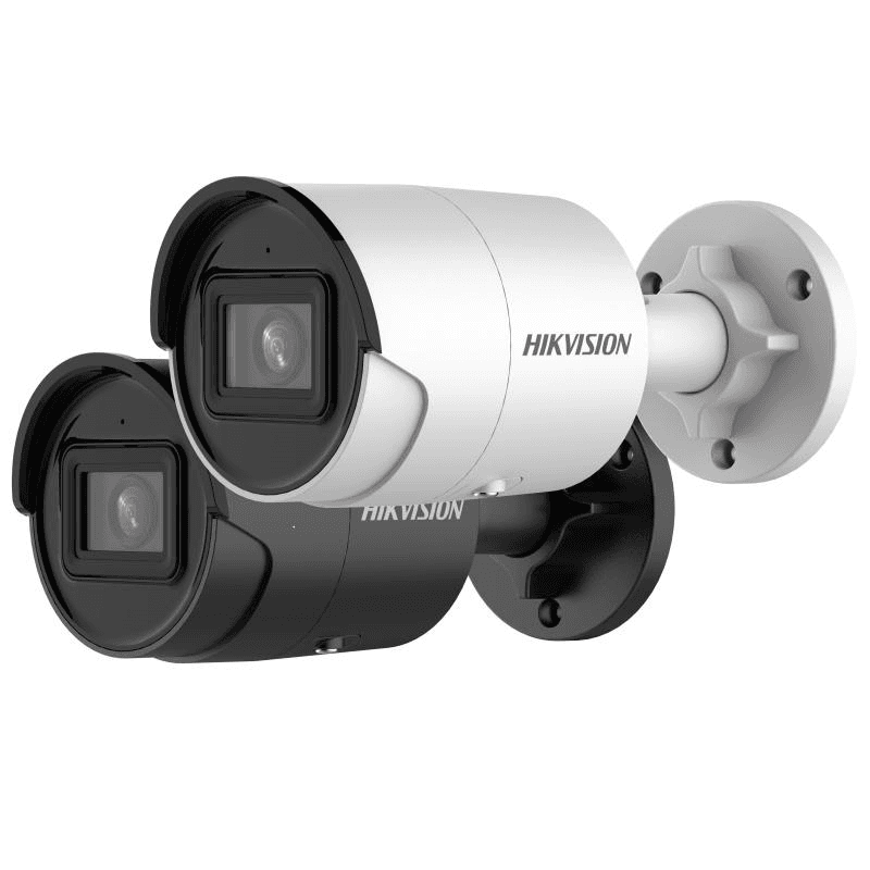 HIKVISION Hikvision DS-2CD2083G2-I(U) 8 MP AcuSense Fixed Bullet Network Camera, 	1/2.8" Progressive Scan CMOS, Fixed focal lens, 2.8, IR cut filter, H.265+, AI For Human and Vehicle Classification, -U: Built-in microphone for real-time audio security, IP67 - product view 2 of 4