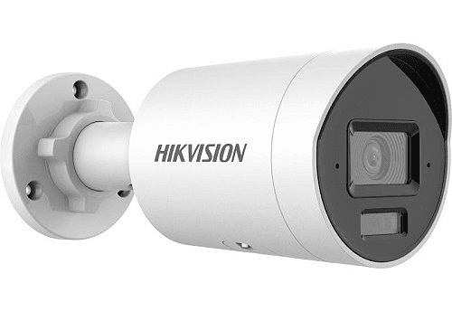 Hikvision DS-2CD2083G2-LI(2U) 8 MP Acusense Smart Hybrid Light Fixed Bullet Network Camera, Up to 40 m, Built-in Microphone Dual-microphone, Line crossing, Intrusion Support alarm