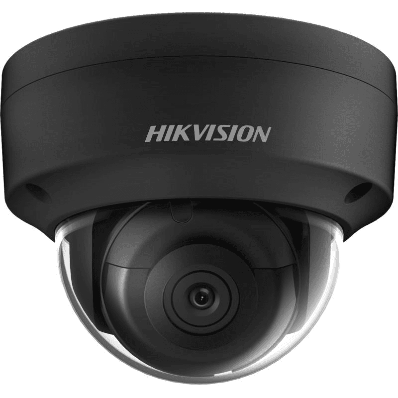 Hikvision DS-2CD2143G2-IU BLACK 4 MP AcuSense Fixed Dome Black Network Camera, High quality imaging with 4 MP resolution, 1/3" Progressive Scan CMOS, 120 dB WDR technology, H.265+, IP67 & IK10, Up to 30 m, AI Deep learning – Buy Online