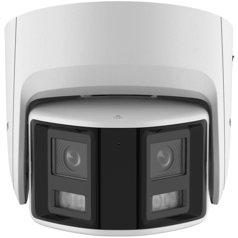 HIKVISION Hikvision DS-2CD2347G2P-LSU/SL 4 MP Panoramic Fixed Turret Network Camera, Up to 30 m, Active strobe light, AI - product view 2 of 3