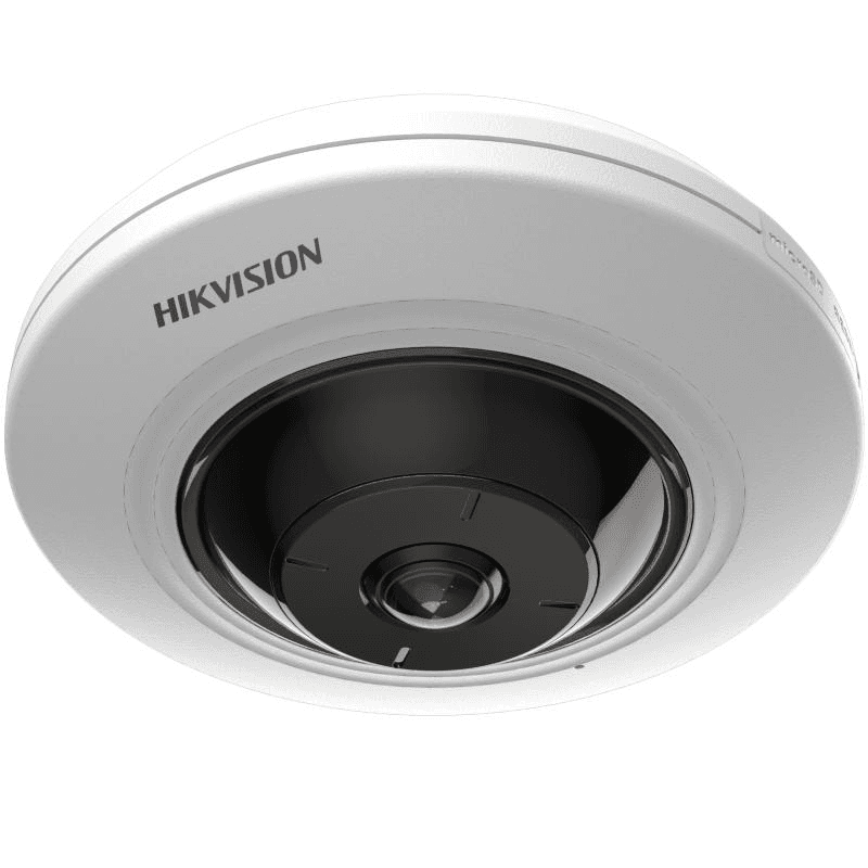 HIKVISION Hikvision DS-2CD2955G0-IS(U) 5 MP Fisheye Network Camera, 180?? fisheye view, Max Resol. 2560 ?? 1920, Up to 8 m IR Range, Smart Supplement Light, Audio and alarm interface available - product view 2 of 2