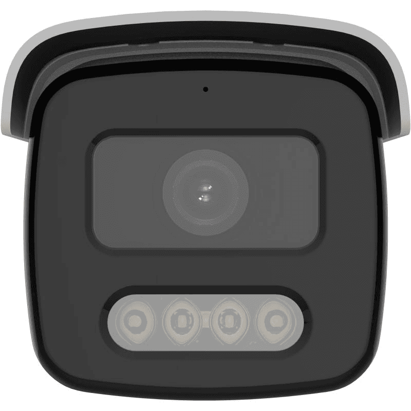 HIKVISION Hikvision DS-2CD2T47G2-LSU/SL 4 MP ColorVu Strobe Light and Audible Warning Fixed Bullet Network Camera,  1/1.8" Progressive Scan CMOS, Focus on human and vehicle targets classification, H.265+, Built-in two-way audio, IP67 - product view 2 of 3