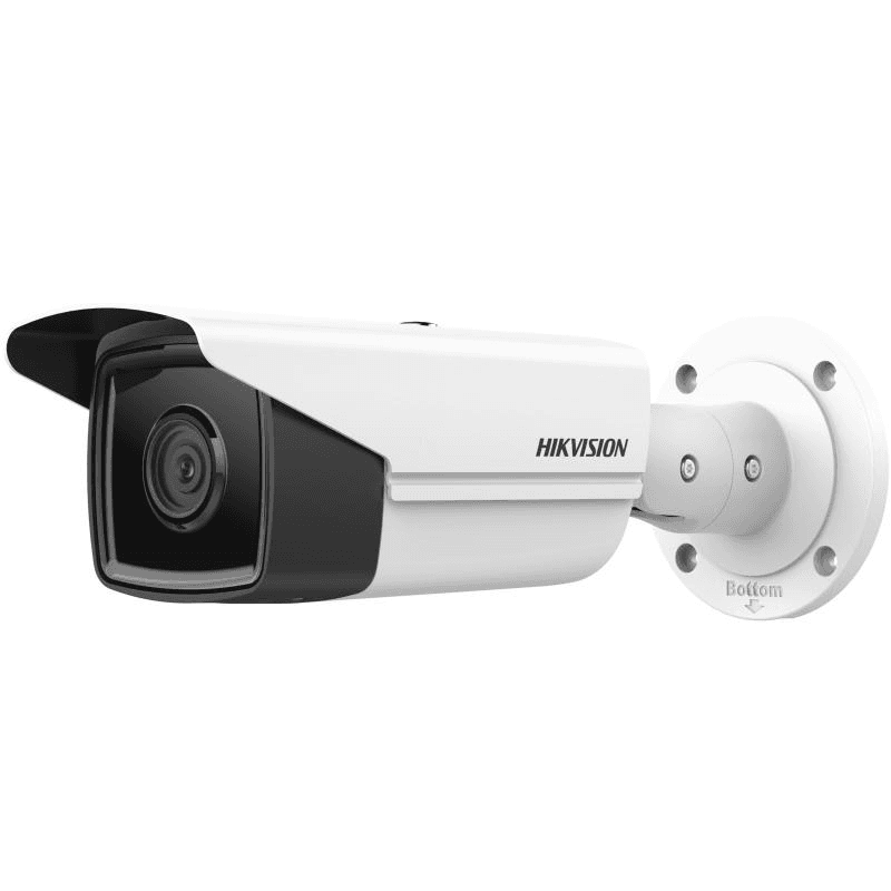 Hikvision 8 MP AcuSense Fixed Bullet Network Camera, 2.8mm Fixed Lens, Up to 60m IR Light Range, H.265+ Compression, 120 dB WDR, Support MicroSD, IP67, White | DS-2CD2T83G2-4I – Buy Online