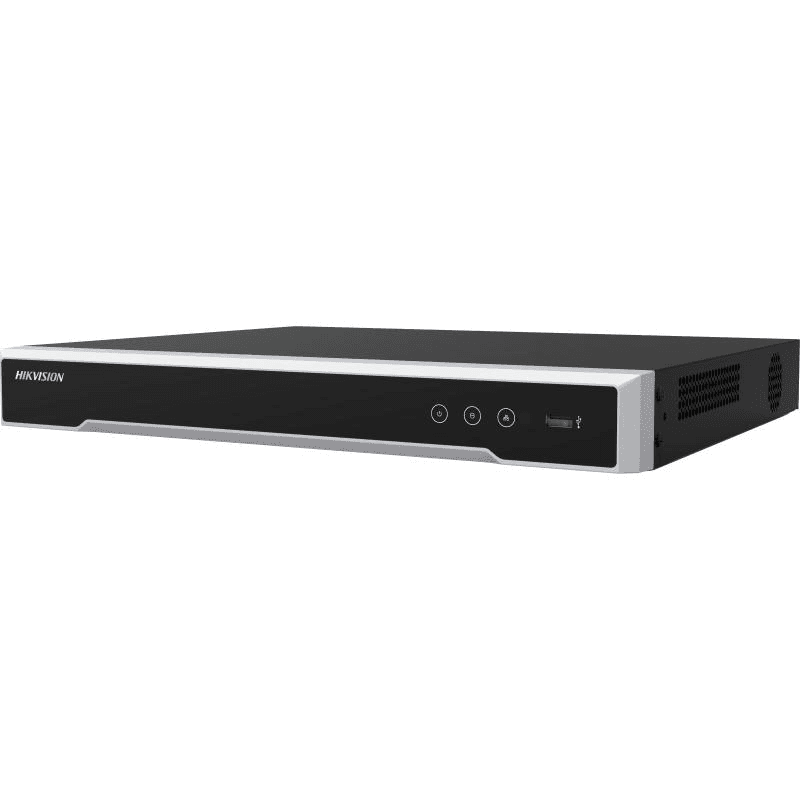 HIKVISION DS-7616NI-Q2/16P 16 Channel NVR POE 160Mbps Bit Rate Input Max (up to 16-ch IP video), 2 SATA interfaces, H.265+, 380 1U case, Motion Detection 2.0, Network & Ethernet Access  