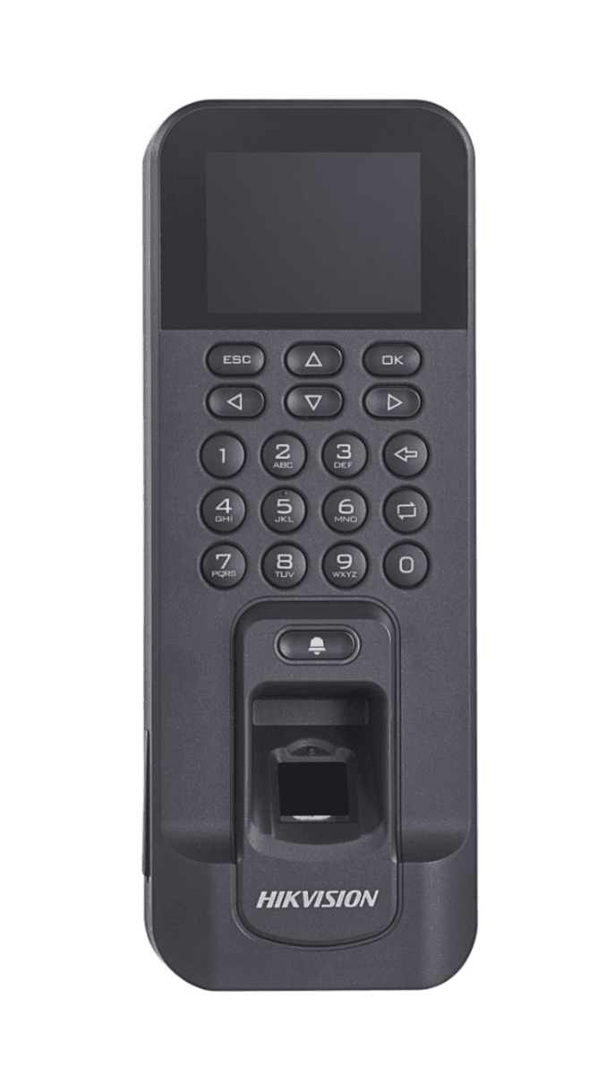 Hikvision DS-K1T804BMF Pro Series Fingerprint Terminal, Integrated Management of Access control & Time attendance function – Buy Online