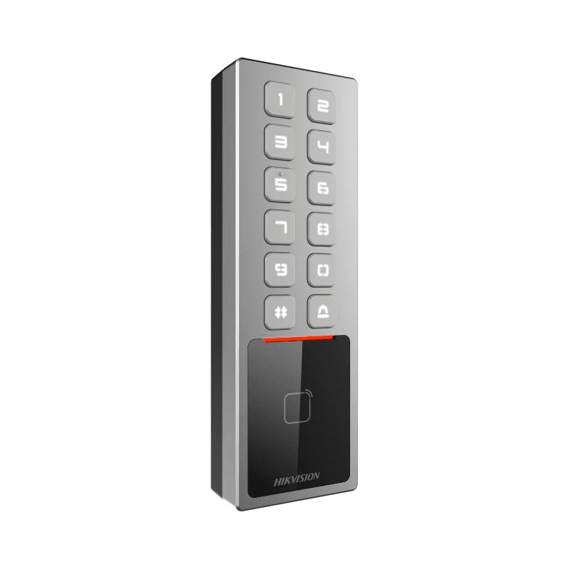 Hikvision DS-K1T805MX Access Control Terminal, Built-in card reader for M1 card, 10,000 cards & 100,000 events storage, IP65 & IK08 – Buy Online