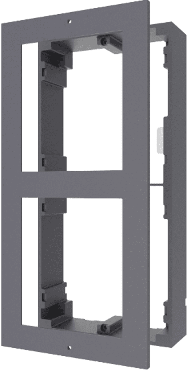 Hikvision DS-KD-ACW2 2 Surface mounting module brackets of modular door station: includes 2 module frame , 2 module front panel, 1 button cover and some other necessary accessories