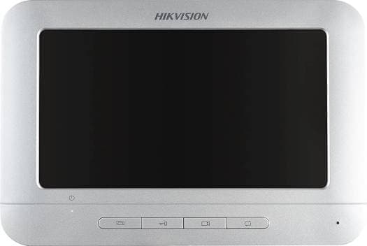 HIKVISION HIKVISION Analog Video Intercom System with 7" TFT LCD Screen, Wired Video Door Phone/Bell, 1080p Resolution, BuiltIn Mic & Loudspeaker, Noise Echo Cancellation, One Call Button, White| DS-KIS203T - product view 3 of 6