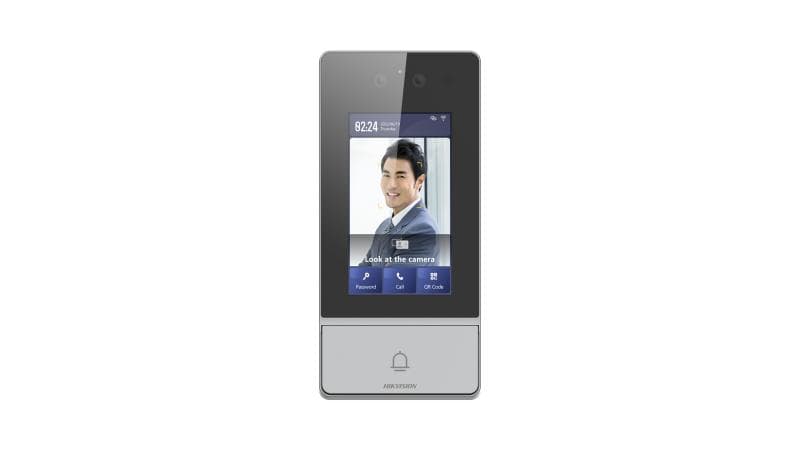 HIKVISION Hikvision DS-KV9503-WBE1 Metal Vandal-resistant Facial Recognition IP Villa Door Station - product view 2 of 3