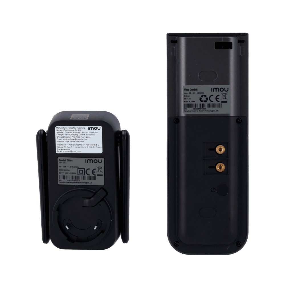 IMOU IMOU DB-3EP-4M0W/DS3 Doorbell 3 Kit, 4MP QHD Video Doorbell, True 360° Panoramic View, AI Human & Package Detection, Includes Chime - product view 3 of 3