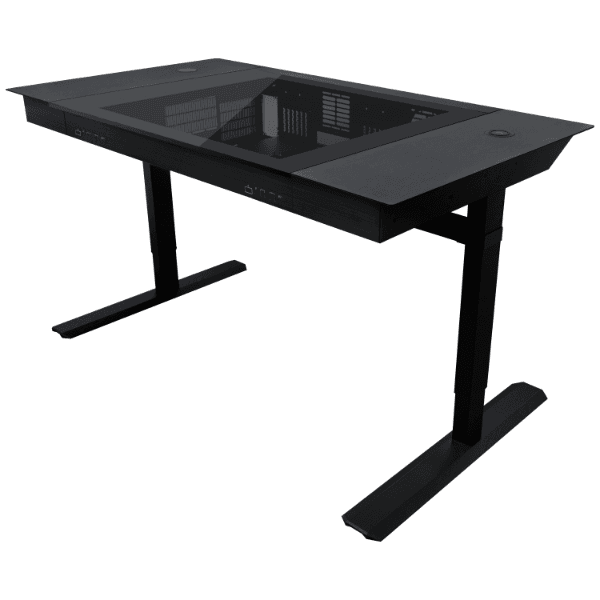 LIAN LI Lian li DK07 Motorized Dual System Gaming Desk, Adjustable Height, Built-in PC Case (2x E-ATX), Wireless Charging | G99.DK07X.10UK - product view 2 of 6