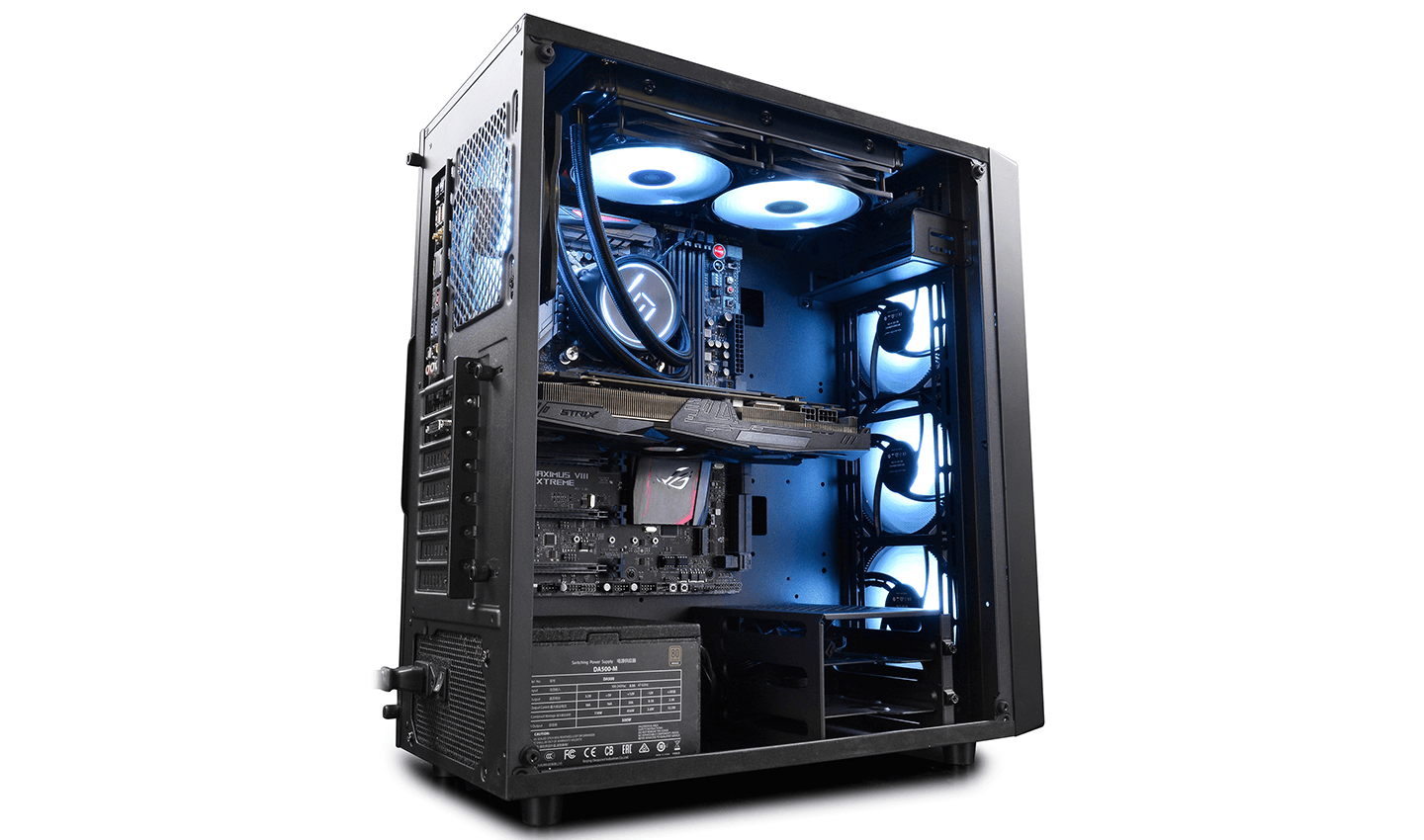 Nanotech 3D Rendering PC, INTEL CORE i9-13900KF, NVIDIA 4060TI 8GB OC Edition, 64GB (2x32GB), 2 TB PCIe 3.0 NVMe, 750W 80 Plus, Air Cooler  - product view 2 of 4