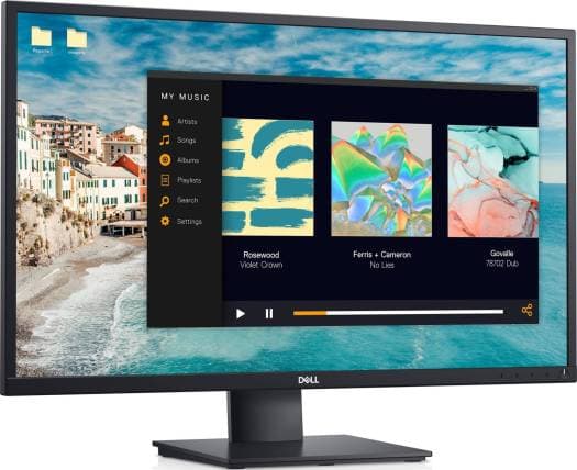 Dell Dell E2720H 27-inch IPS Full HD LED Monitor With DP VGA Black, 1920 x 1080 at 60 Hz, LED, Anti-Glare | E2720H - product view 2 of 4