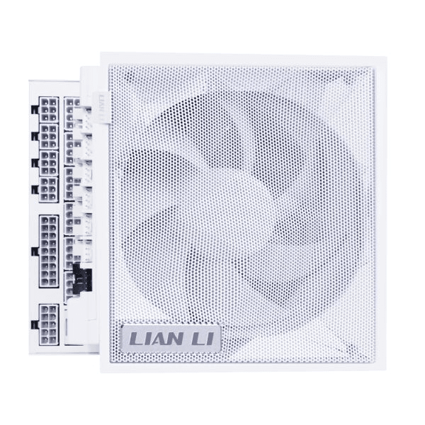 LIAN LI Lian Li EDGE GOLD 1200W ATX White Powersupply PSU, 80 PLUS Gold, L-Shape Design, Detachable USB & PWM Hub, PCIe 5.1 Ready | G9P.EG1200G.WH00.UK - product view 2 of 4