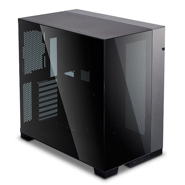 LIAN LI Lian Li O11 Dynamic Evo E-ATX Computer Case, Tempered Glass, 220mm PSU Support, Movable IO Module, 120/140mm Fan, Radiator Support Up to 360mm, Black | G99-O11DEX.00 - product view 2 of 4