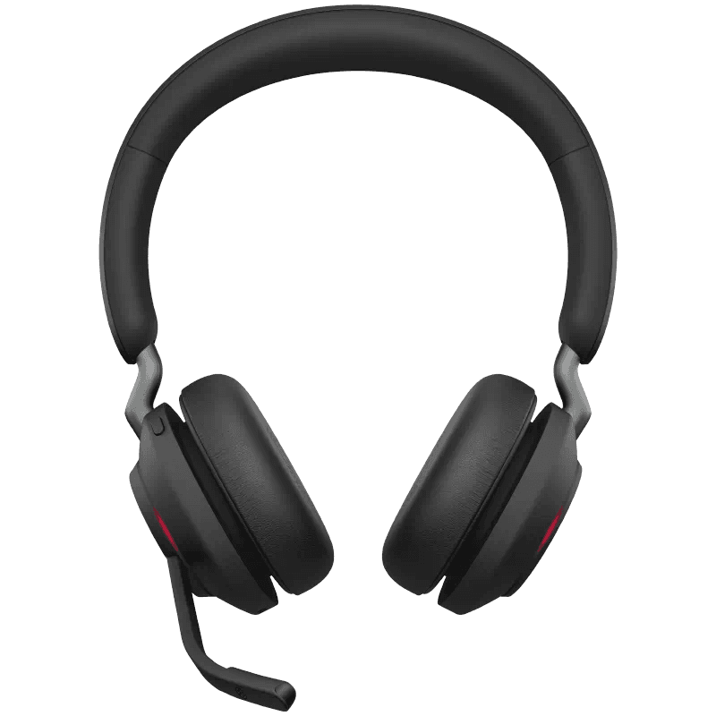 Jabra Evolve2 65 MS Wireless Headphones with Link380c, Stereo, Black ??? Wireless Bluetooth Headset for Calls and Music, 37 Hours of Battery Life, Passive Noise Cancelling Headphones  HS-JABRA 26599-999-899 – Buy Online