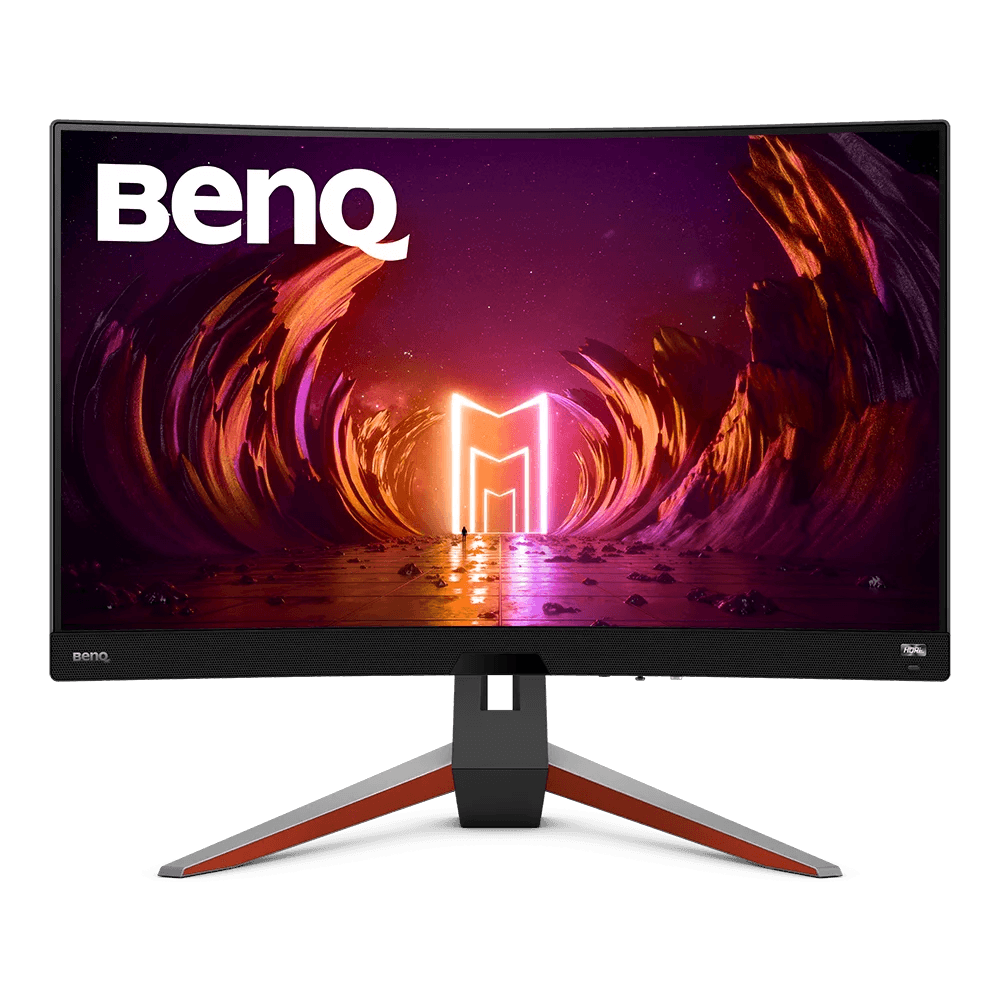 Benq BenQ Mobiuz EX2710R 27'' 2K QHD 1000R Curved Monitor, 165Hz Refresh Rate, 1ms Response Time, 16:9 Aspect Ratio, HDRi, Dual Speakers + Subwoofer, AMD FreeSync, Tilt Adjustable Stand, HDMI, DP | EX2710R - product view 2 of 7