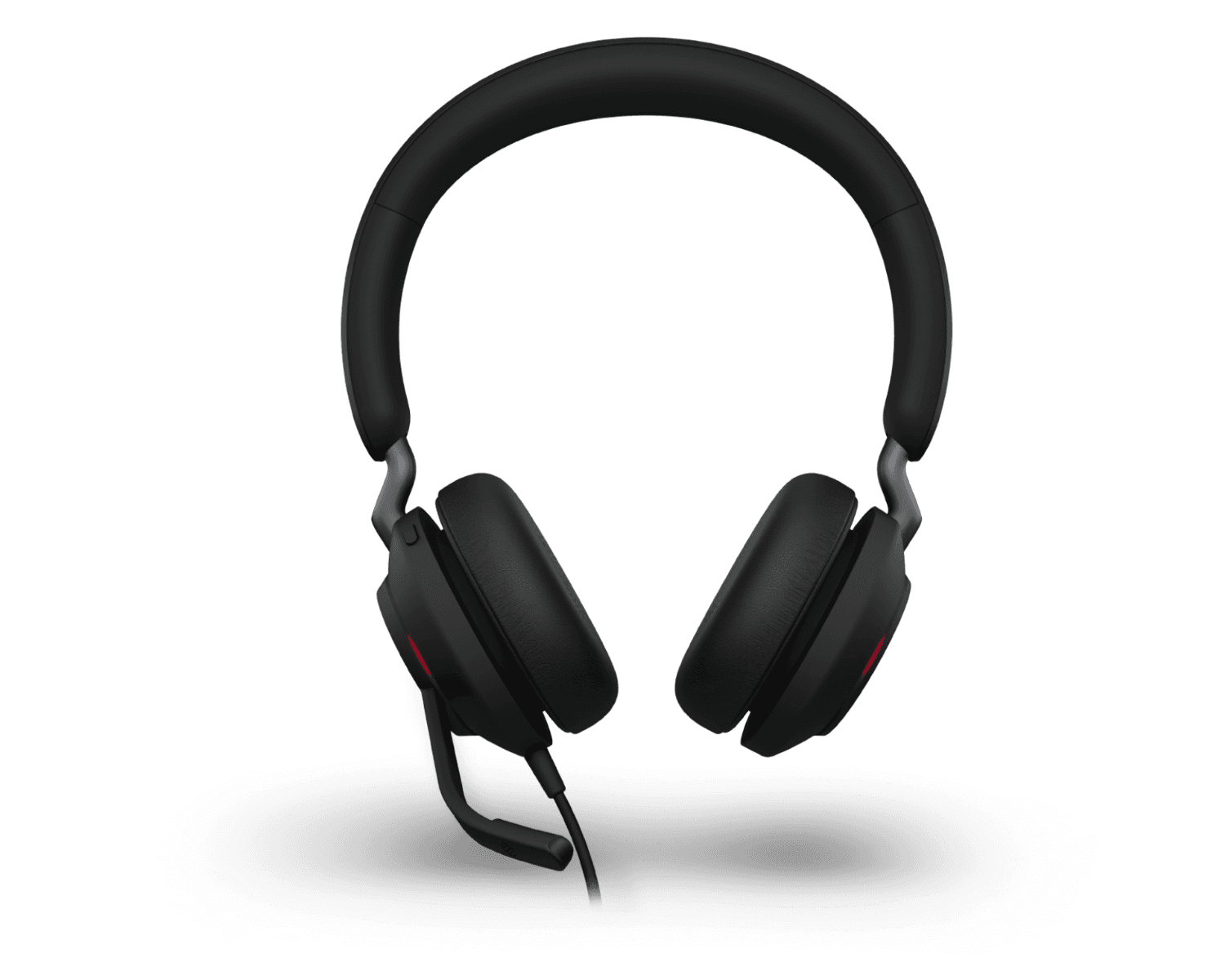 Jabra Evolve2 40 SE UC Stereo Wired Headset, 40mm Audio Driver, 360° Busylight, Passive Noise Cancellation, Memory Foam Ear Cushions, USB-A Connectivity, 4ft Cable Length, Black | 24189-989-999