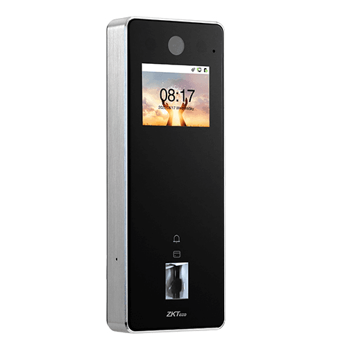 ZKTeco ZKTeco F35 Standalone Biometric Access Control Terminal, 2.4" TFT Color LCD Screen (720*1280), Camera 2MP, Fingerprint / Card / Password (Physical Touch Keypad ), Linux - product view 3 of 4