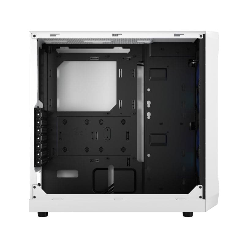 Fractal Design Fractal Design Focus 2 RGB TG Clear Tint ATX PC Case, Temp Glass Side Panel, Mesh Design Front, High Airflow, Up to 6x120mm Fan &amp; Up to 360mm Radiator, Smart Config, 2xUSB 3.0, White | FD-C-FOC2A-04 - product view 2 of 10