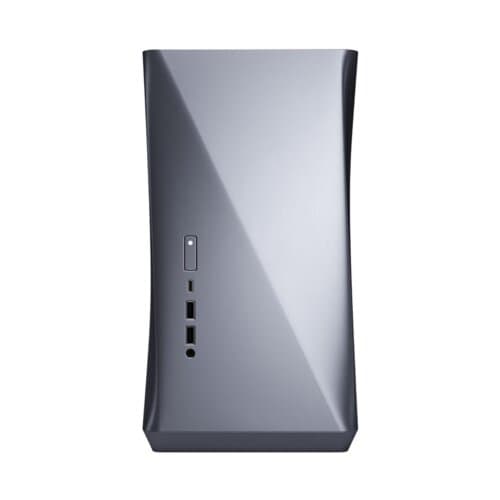 Fractal Design Fractal Design Era ITX Carbon Tempered Glass Mini-ITX Computer Case, Water-Cooling Ready, USB Type-C, Top Panel, Small Form Factor, Aluminium, Gray | FD-CA-ERA-ITX-GY - product view 3 of 5