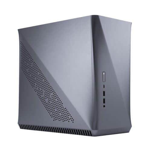 Fractal Design Fractal Design Era ITX Carbon Tempered Glass Mini-ITX Computer Case, Water-Cooling Ready, USB Type-C, Top Panel, Small Form Factor, Aluminium, Gray | FD-CA-ERA-ITX-GY - product view 2 of 5