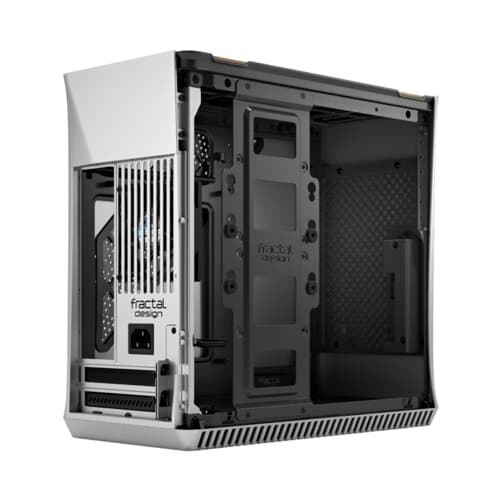 Fractal Design Fractal Design Era ITX Carbon Tempered Glass Mini-ITX Computer Case, Water-Cooling Ready, USB Type-C, Top Panel, Small Form Factor, Aluminium, Silver | FD-CA-ERA-ITX-SI - product view 3 of 5