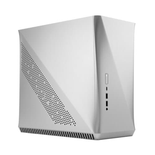 Fractal Design Fractal Design Era ITX Carbon Tempered Glass Mini-ITX Computer Case, Water-Cooling Ready, USB Type-C, Top Panel, Small Form Factor, Aluminium, Silver | FD-CA-ERA-ITX-SI - product view 2 of 5