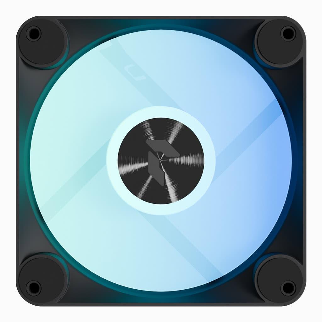 APNX FP1-RQ 120 PWM ARGB Reverse Case Fan, 1200 RPM, 48.5 CFM Fan Airflow, 31.6 dBA Fan Noise Level, Hydraulic Bearing Type, Black | APF3-PF11247.11 – Buy Online