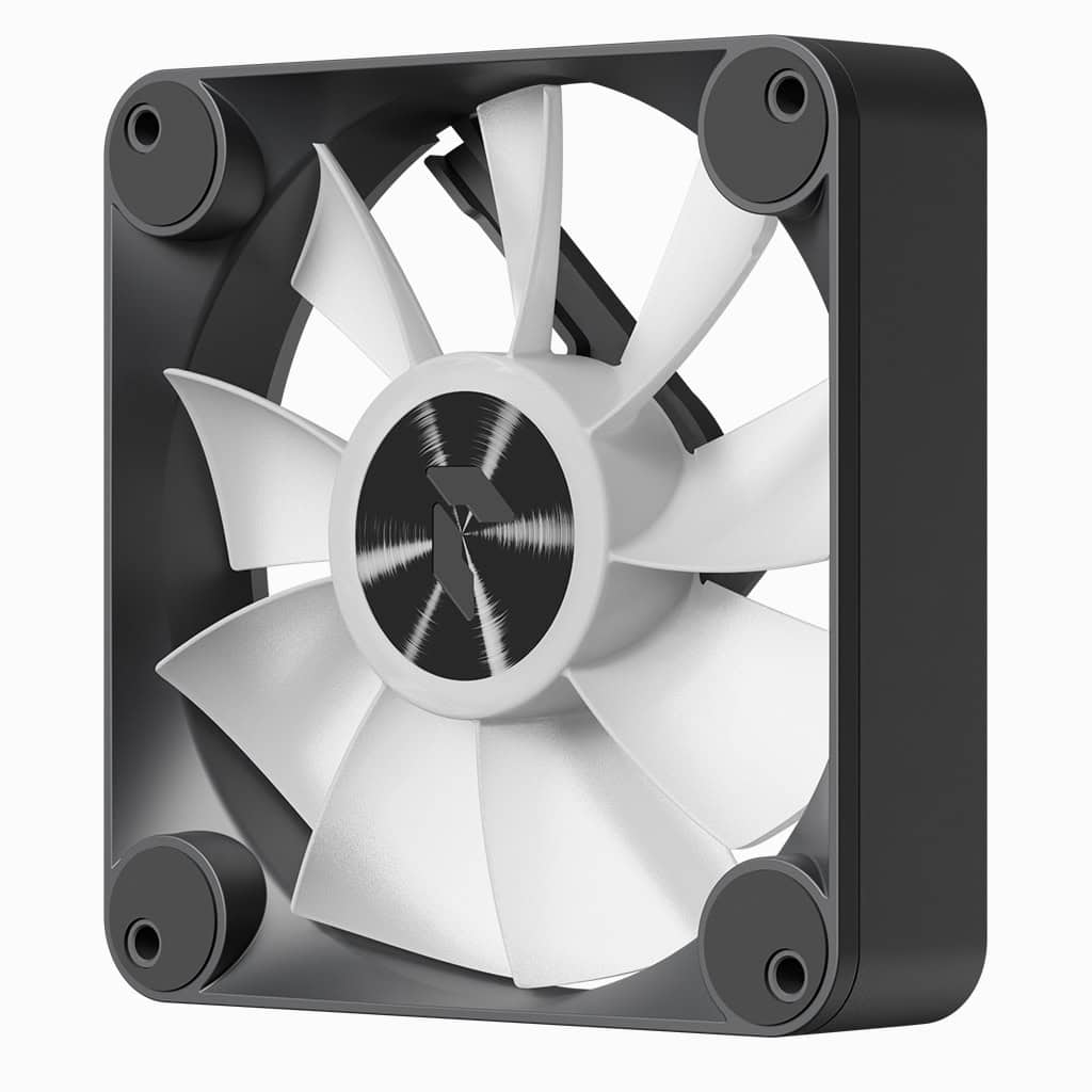 APNX APNX FP1-RQ 120 PWM ARGB Reverse Case Fan, 1200 RPM, 48.5 CFM Fan Airflow, 31.6 dBA Fan Noise Level, Hydraulic Bearing Type, Black | APF3-PF11247.11 - product view 3 of 7