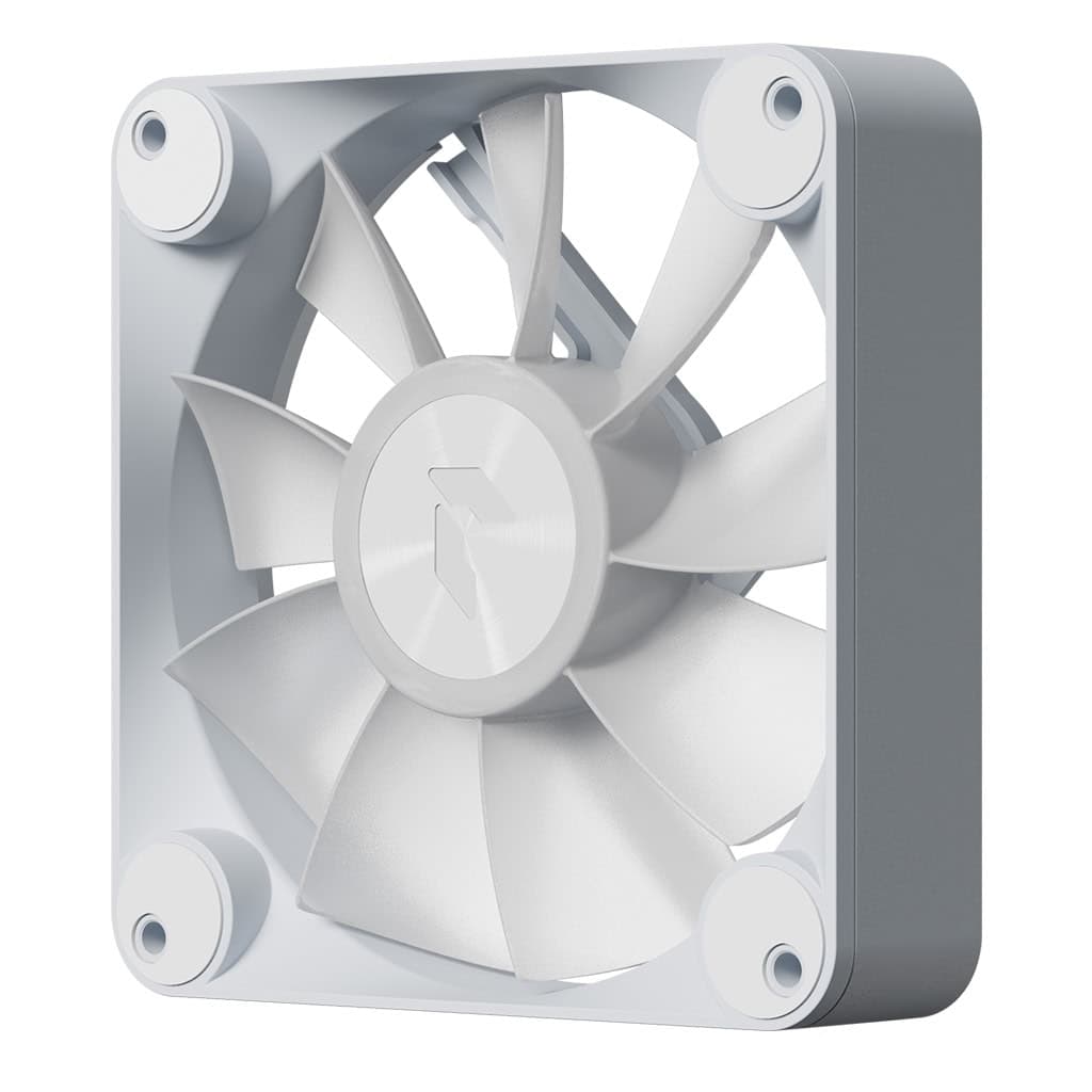 APNX APNX FP1-RQ 120 PWM ARGB Reverse Case Fan, 1200 RPM, 48.5 CFM Fan Airflow, 31.6 dBA Fan Noise Level, Hydraulic Bearing Type, White | APF3-PF11247.11 - product view 3 of 7