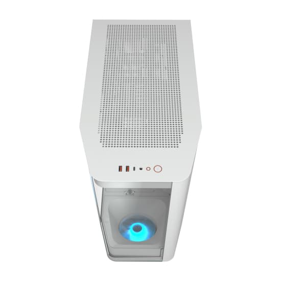 Cougar COUGAR FV270 White Mid Tower Gaming Case with Tempered Curved Glass, 120mm Reversed ARGB PWM Bottom Fan pre-installed, Compatible with reverse cable/connector motherboard |  3858M60.0002 - product view 2 of 10