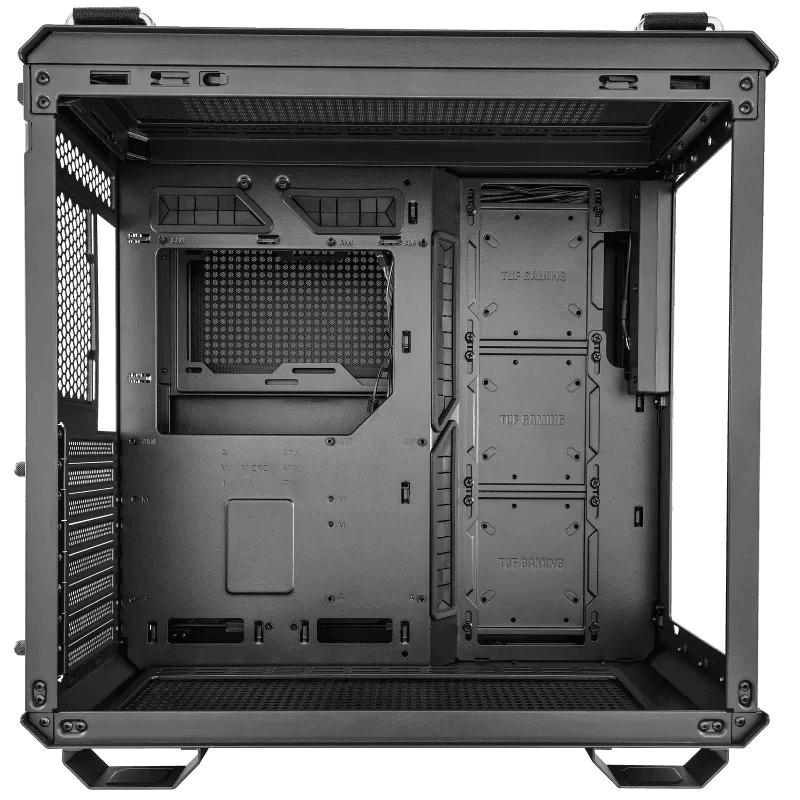 Asus ASUS TUF Gaming GT502 Black ATX Mid-Tower Computer Case with Front Panel RGB Button, USB 3.2 Type-C and 2x USB 3.0 Ports, 2- way Graphic Card Mounting Orientation Compatible, 360mm and 280mm Radiator | 90DC0090-BC9000 - product view 2 of 11
