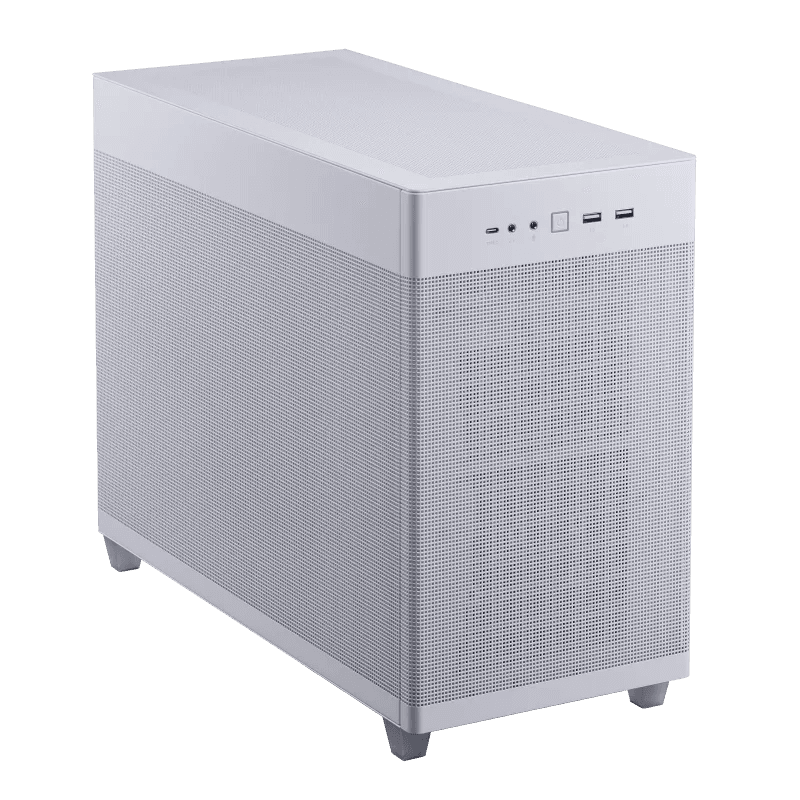 Asus AP201 Prime Mesh White Edition 33L MicroATX Case, Tool-Free Side Panels, Quasi-Filter Mesh, With Support For 360mm Coolers,338mm Graphics Cards, Standard ATX PSU's, White | 90DC00G3-B39000 – Buy Online