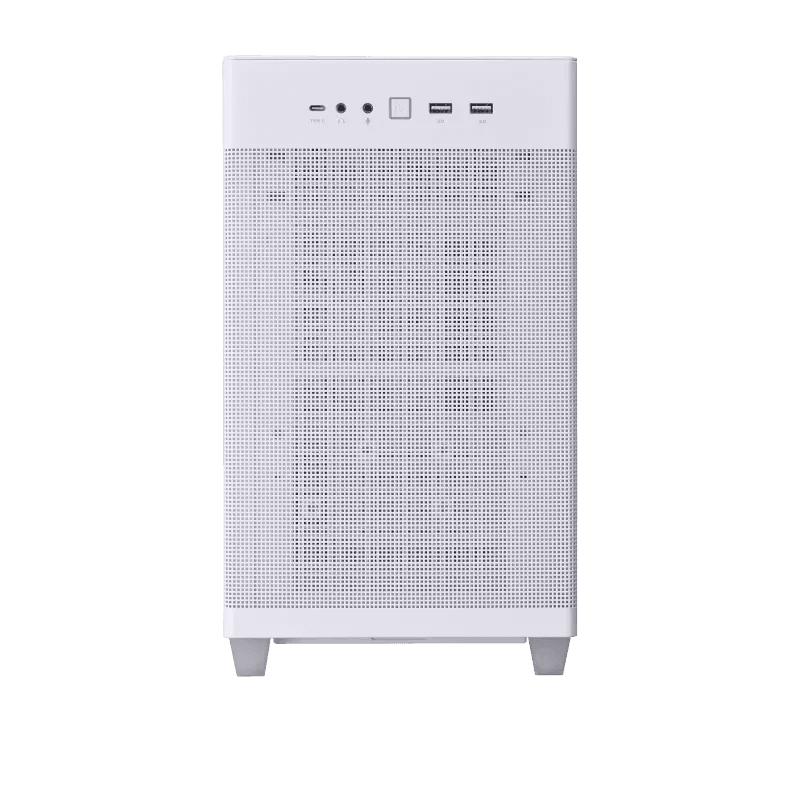 Asus Asus AP201 Prime Mesh White Edition 33L MicroATX Case, Tool-Free Side Panels, Quasi-Filter Mesh, With Support For 360mm Coolers,338mm Graphics Cards, Standard ATX PSU's, White | 90DC00G3-B39000 - product view 3 of 9